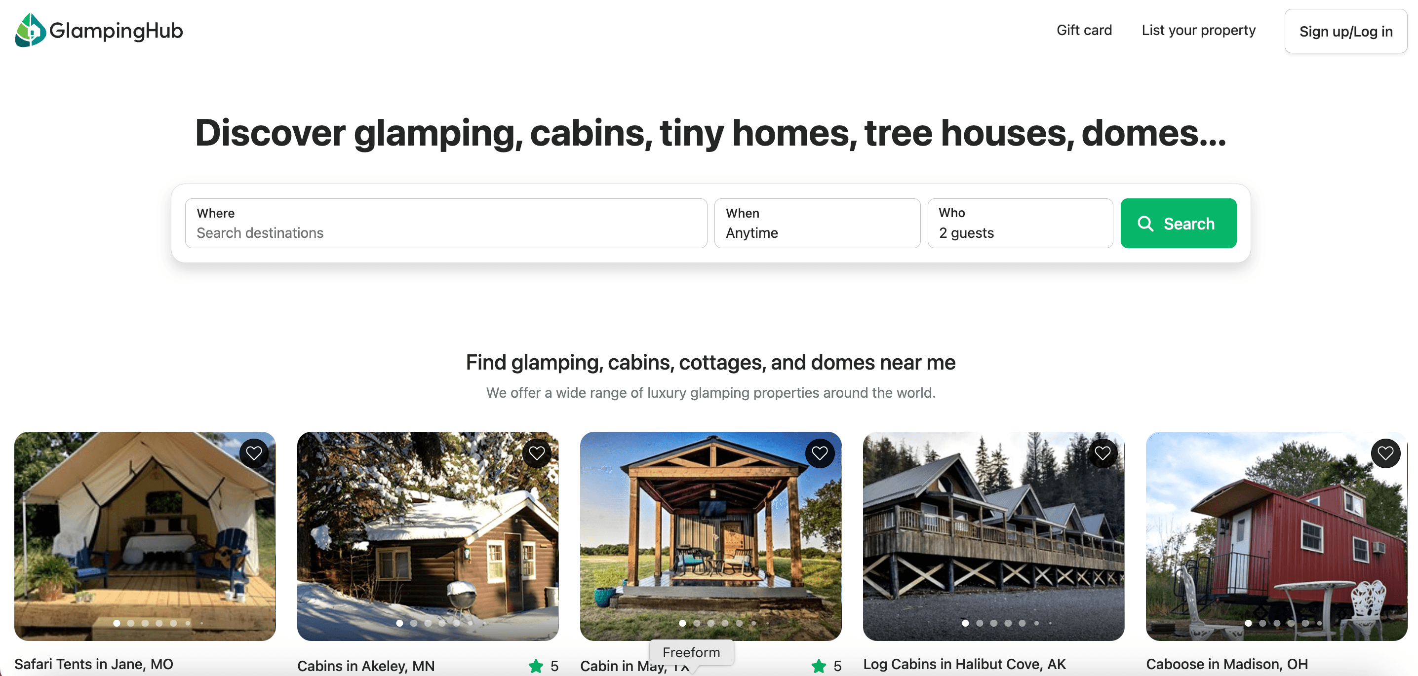 GlampingHub — $30k+/month in marketplace transactions